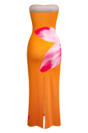 Amara Orange Dress