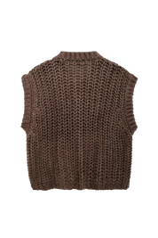 Dumas Brown Cardigan