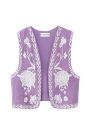 Angeline Purple Waistcoat