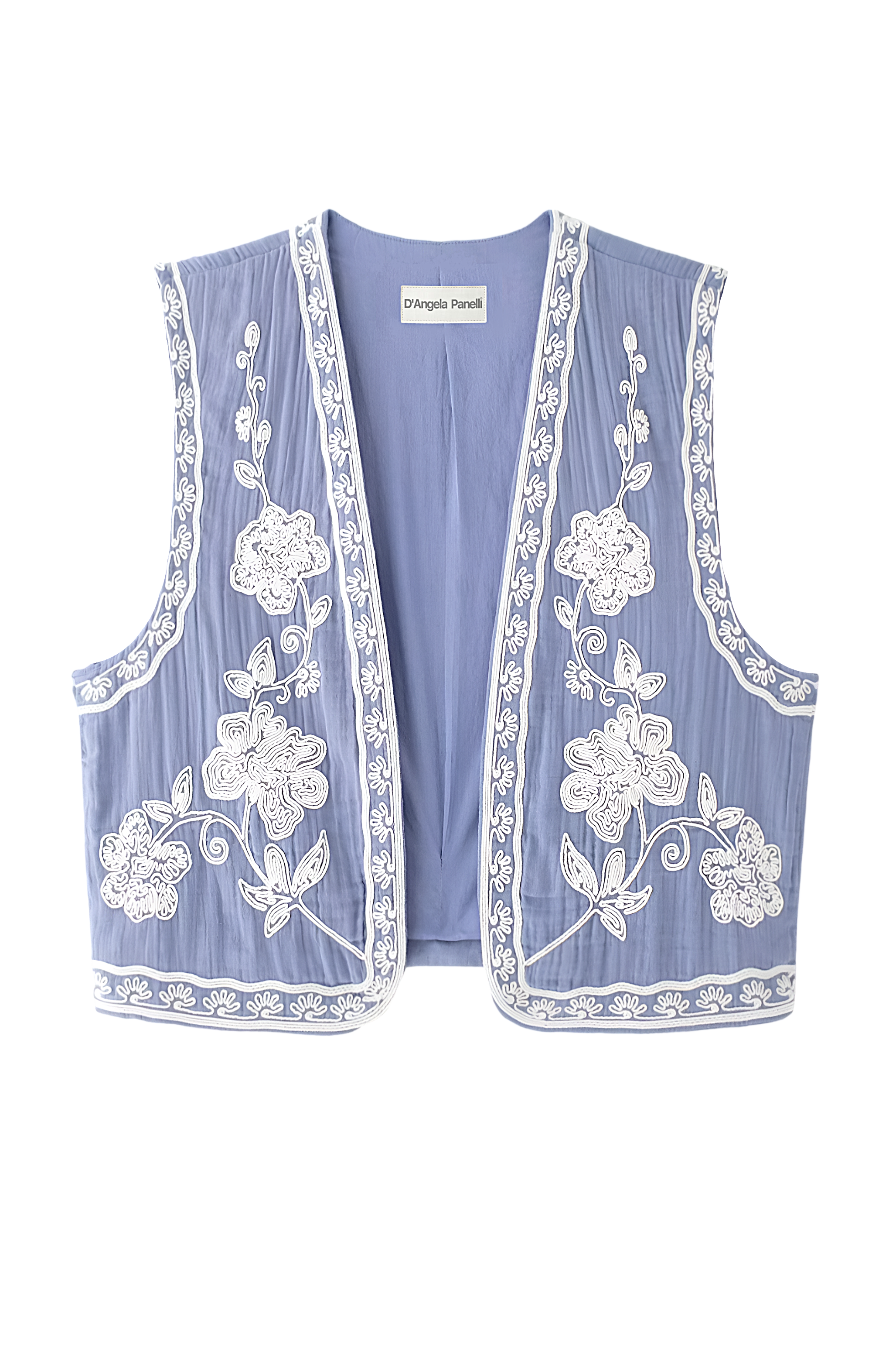 Pepitta Blue Waistcoat