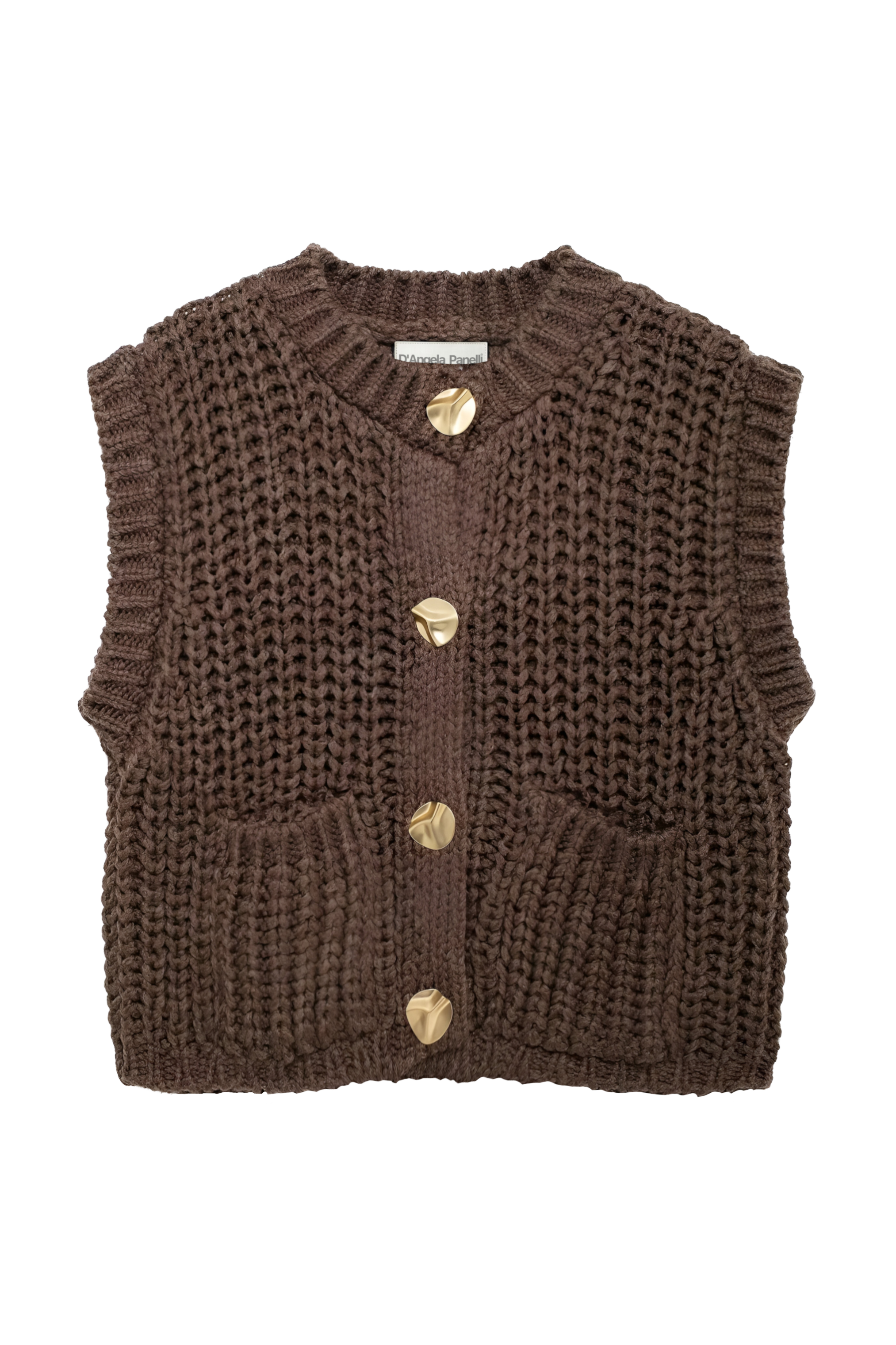 Dumas Brown Cardigan