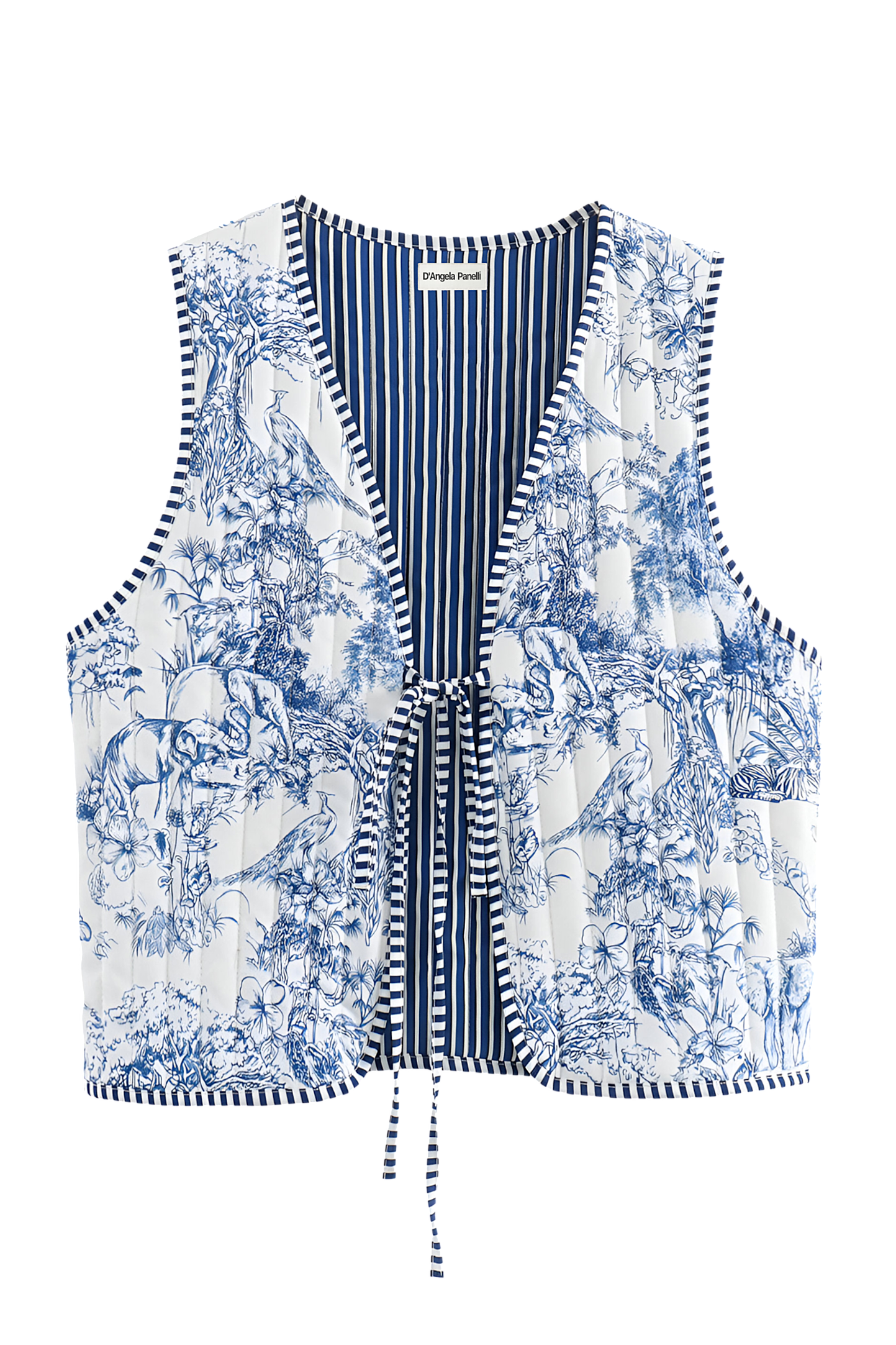 Babinia Blue Waistcoat