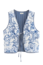 Babinia Blue Waistcoat