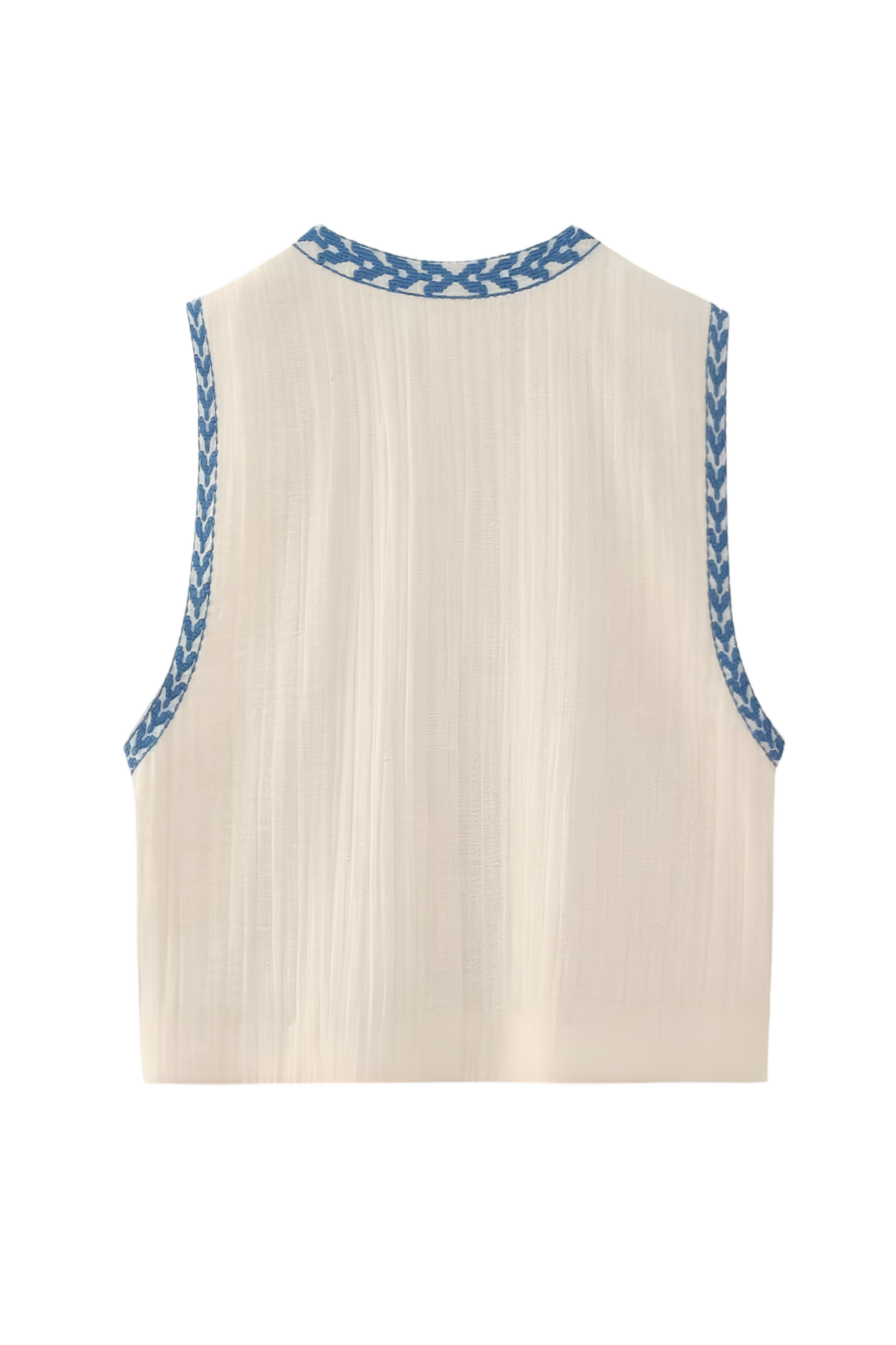 Angeline Blue Waistcoat