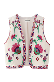 Arabinia Pink Waistcoat