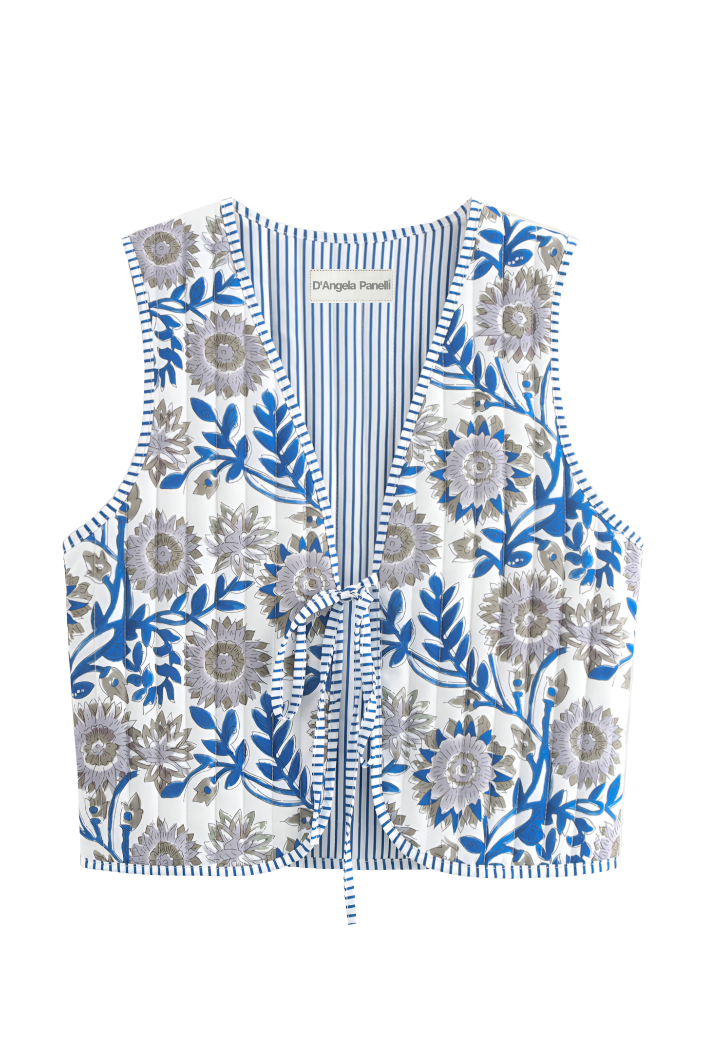 Nereo Blue Waistcoat